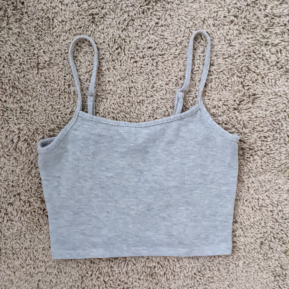 Forever 21 Simple Gray Tank Top (FREE READ DESC)